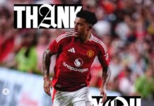 85 millioner euro-signeringen Jadon Sancho ferdig hos Manchester United etter 12 scoringer