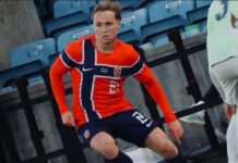 Andreas Schjelderup i startelleveren for Norge etter dobbelt assist mot Brasil