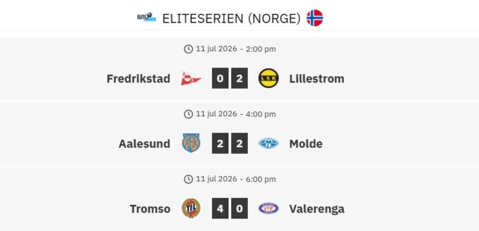 Eliteserien lørdag 1